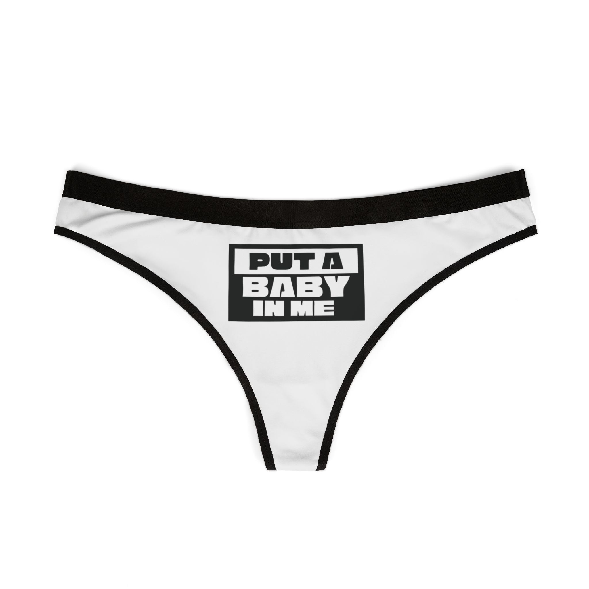 Women's Thongs Put a Baby