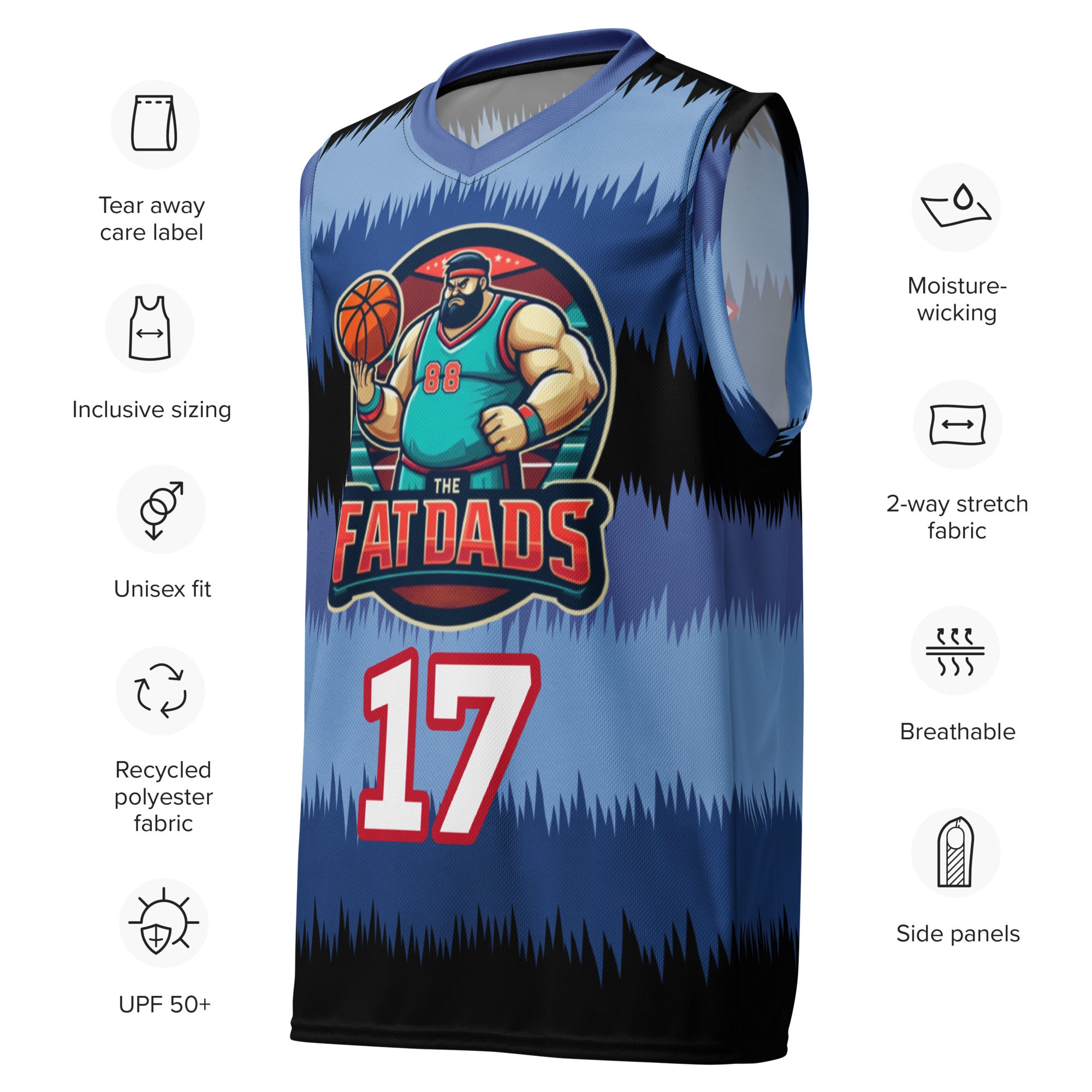 Basketball jersey The Fat Dads