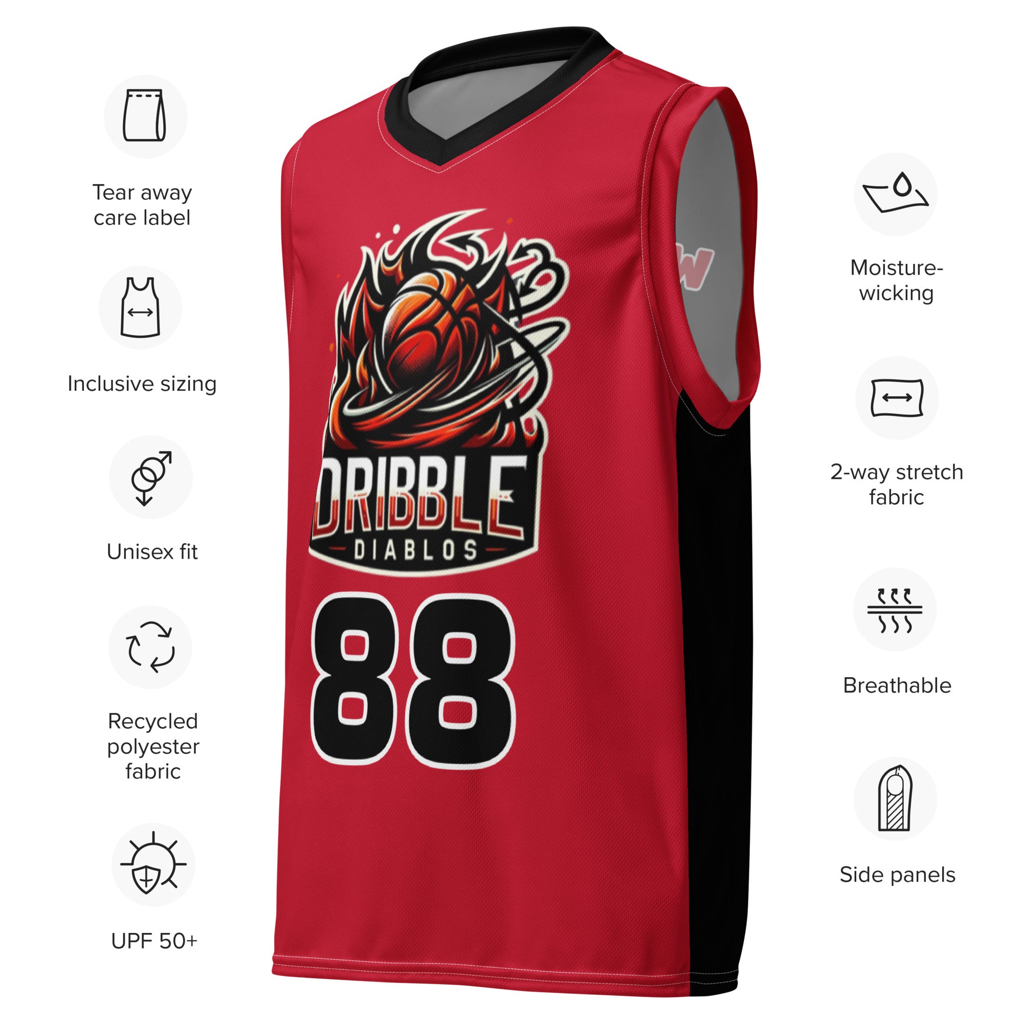 Basketball jersey Dribble Diablos