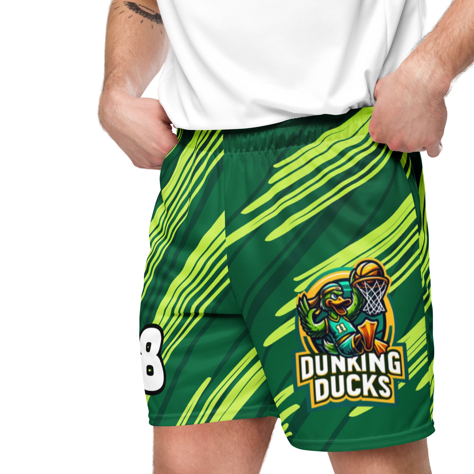 Basketball shorts Dunking Ducks