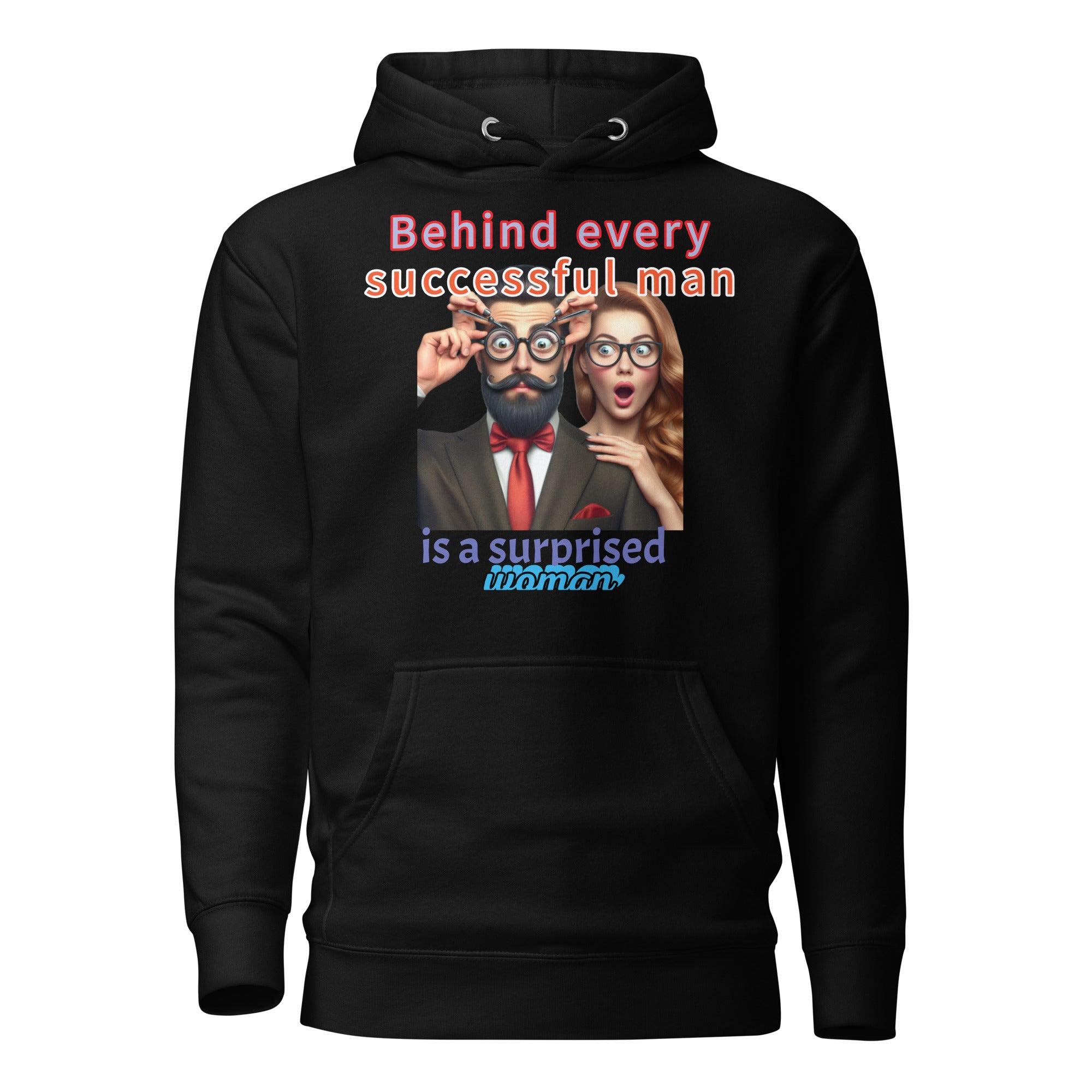 Unisex Hoodie Surprised Woman