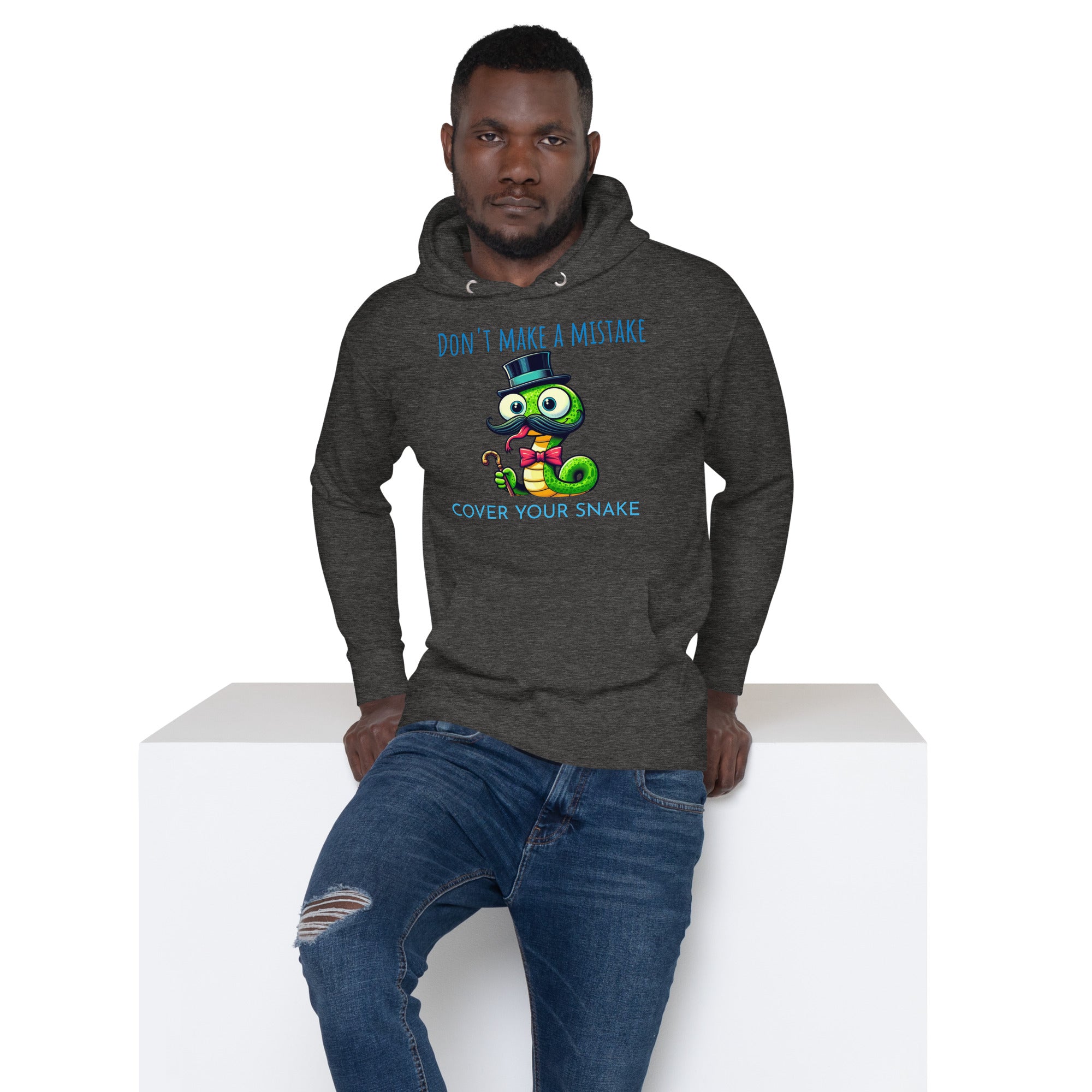 Mens Hoodie Snake