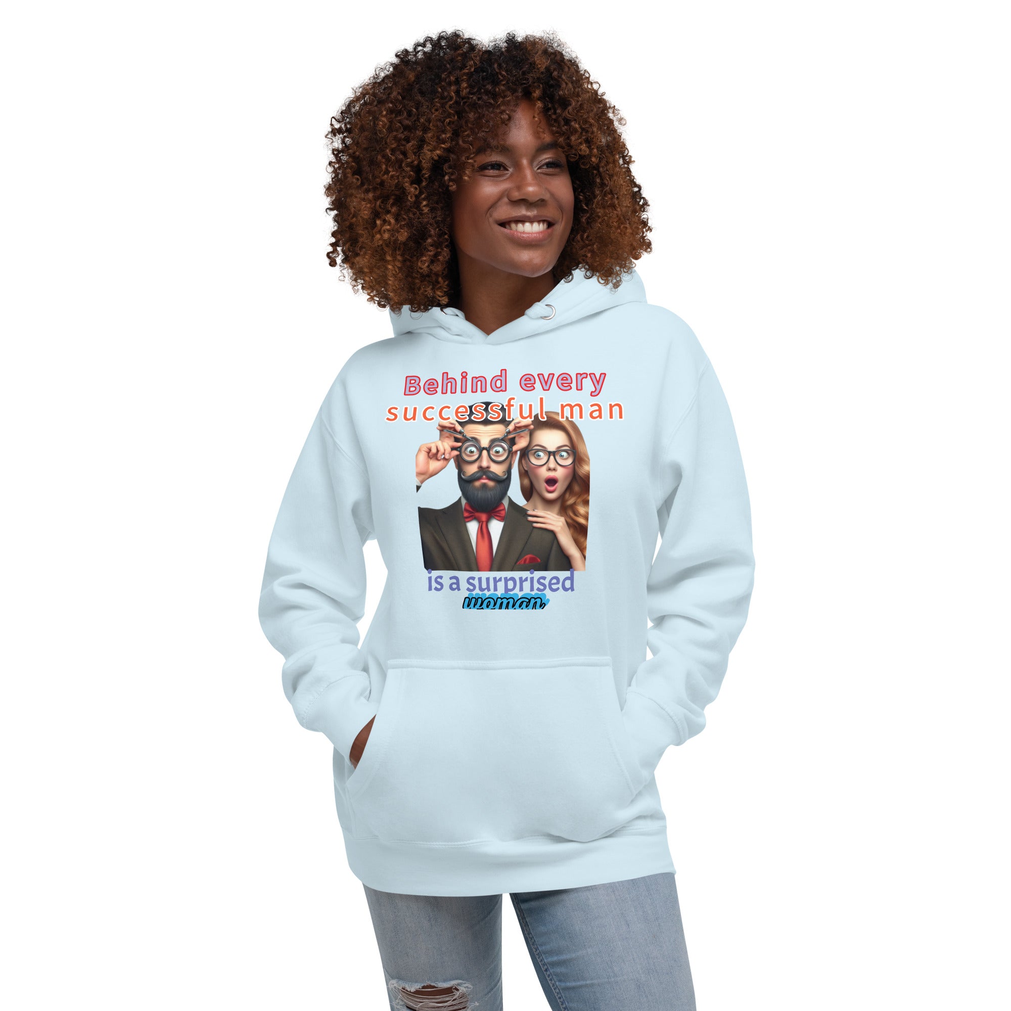 Unisex Hoodie Surprised Woman