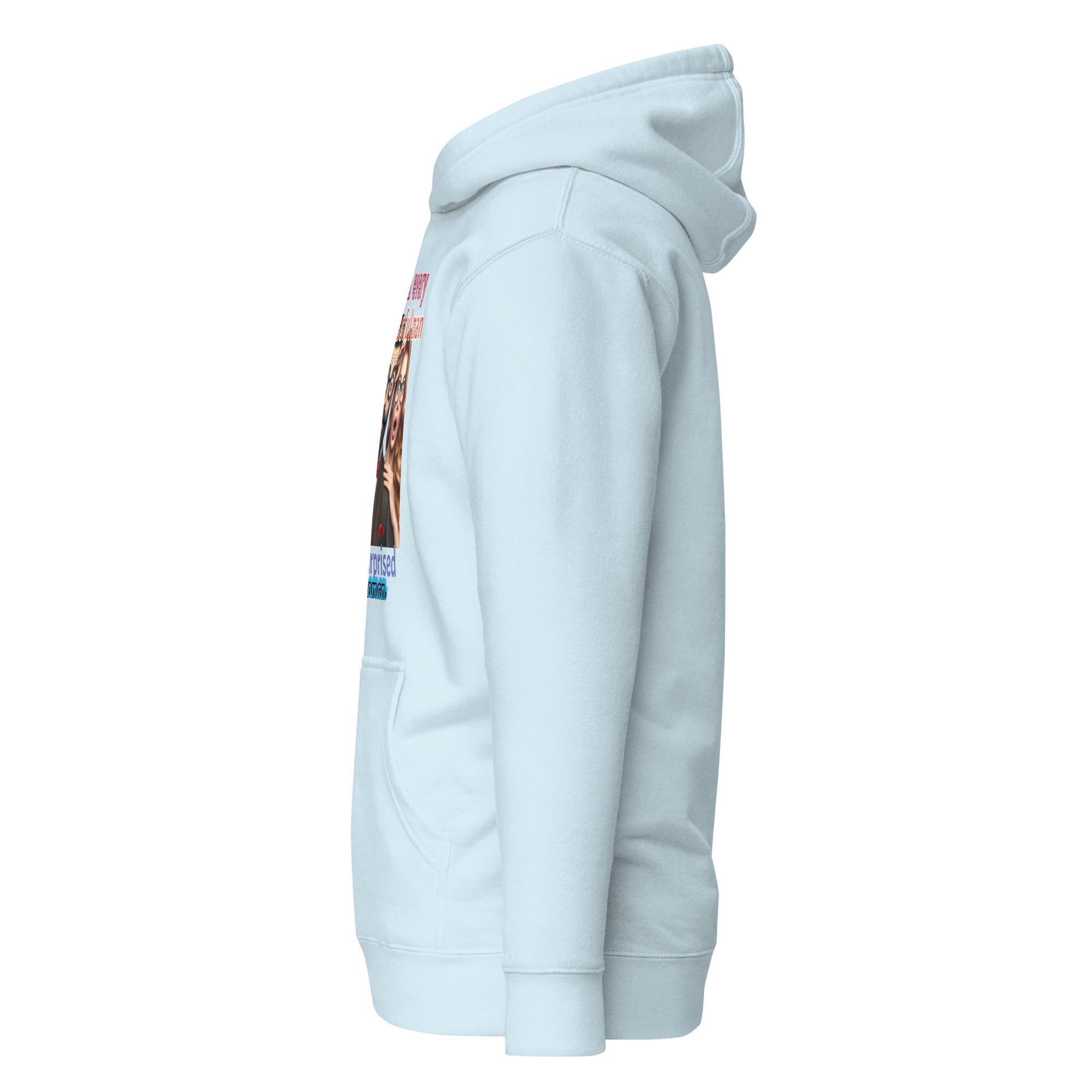 Unisex Hoodie Surprised Woman