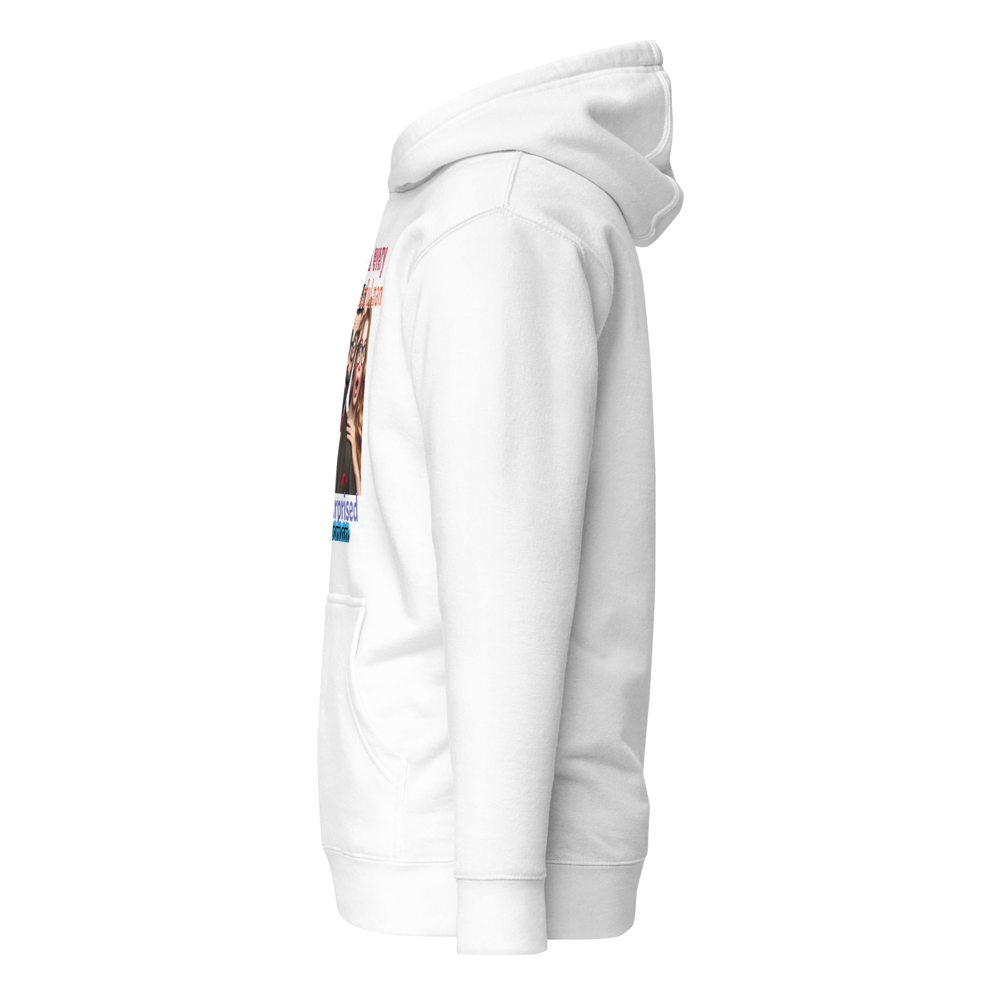 Unisex Hoodie Surprised Woman