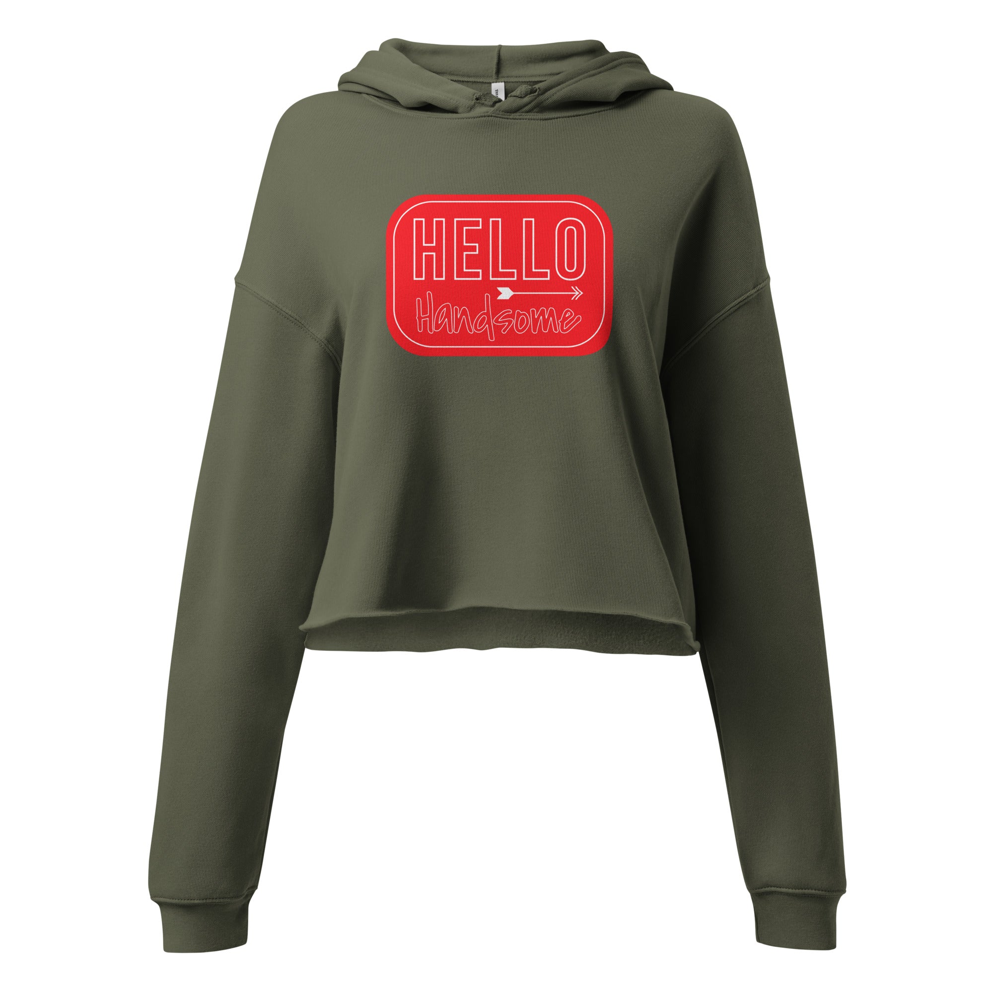 Crop Hoodie Hello