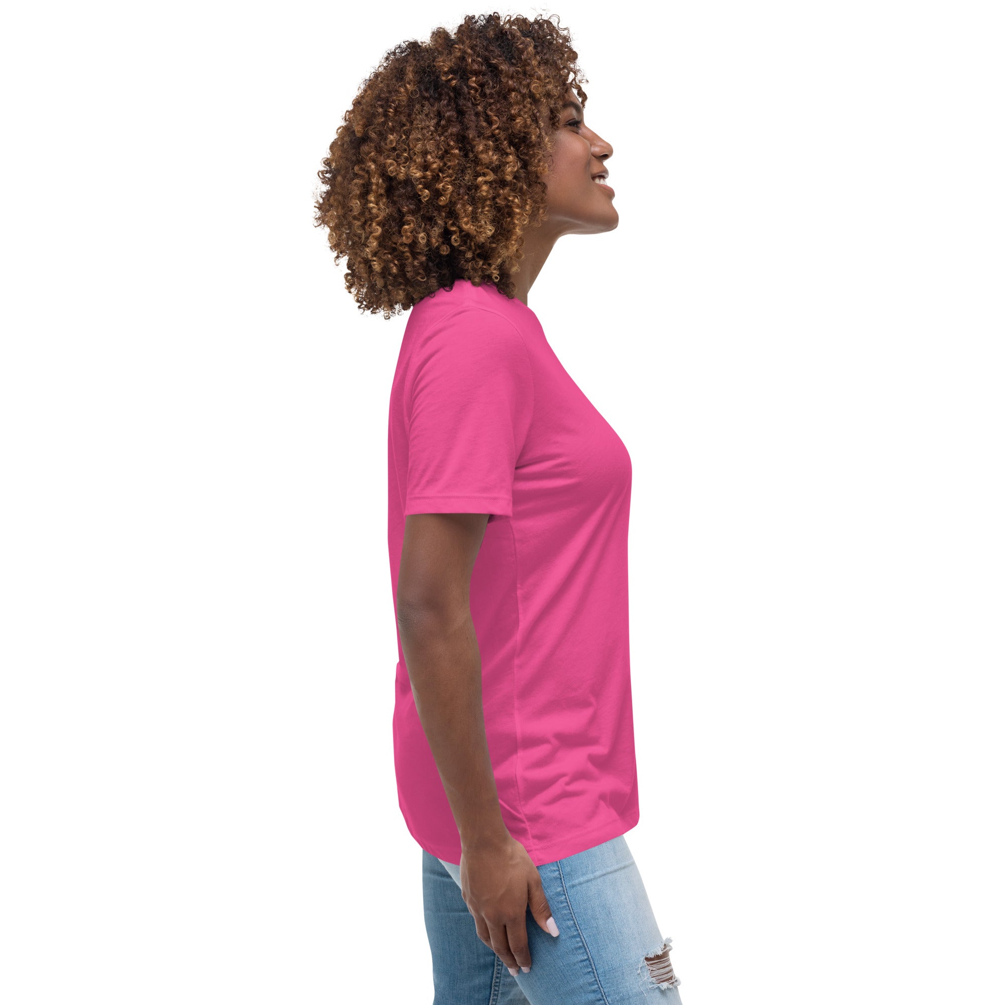 Women's Relaxed T-Shirt Coffee Wine