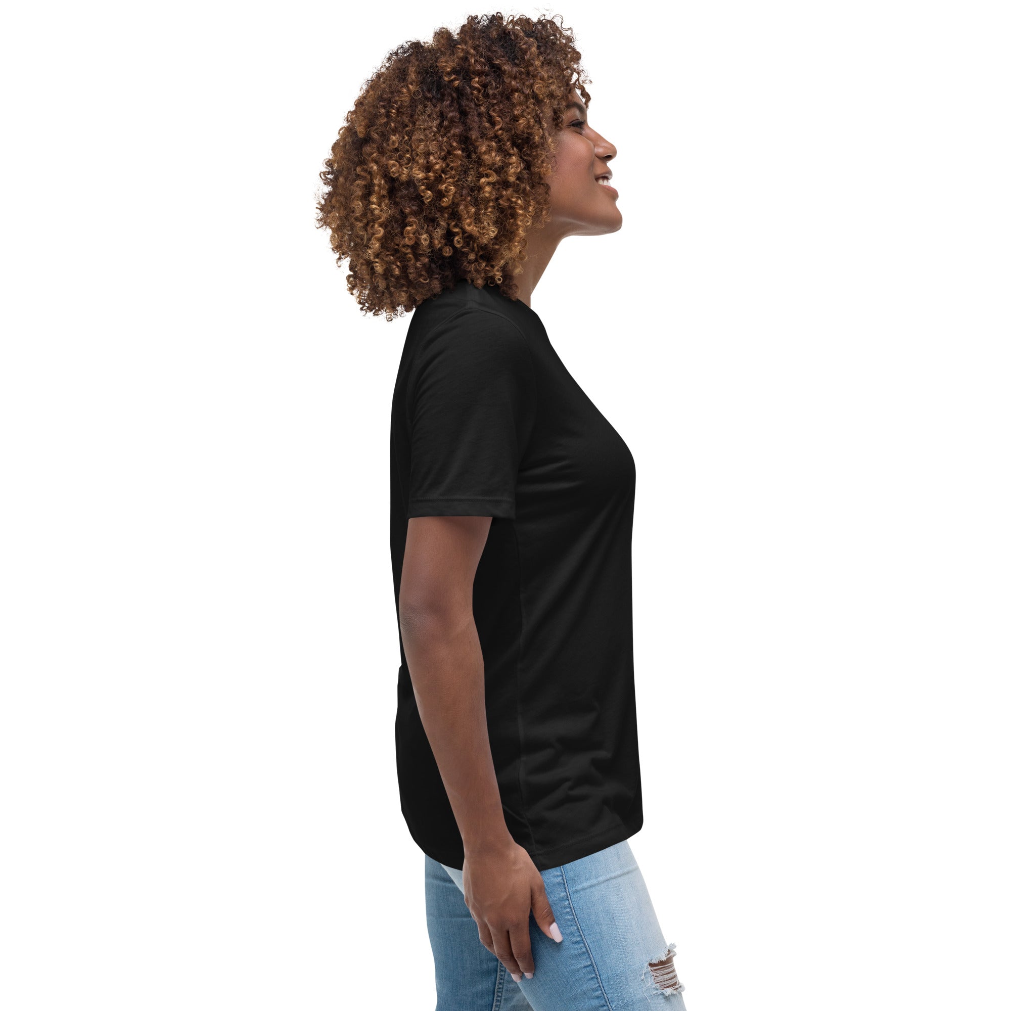 Women's Relaxed T-Shirt Coffee Wine