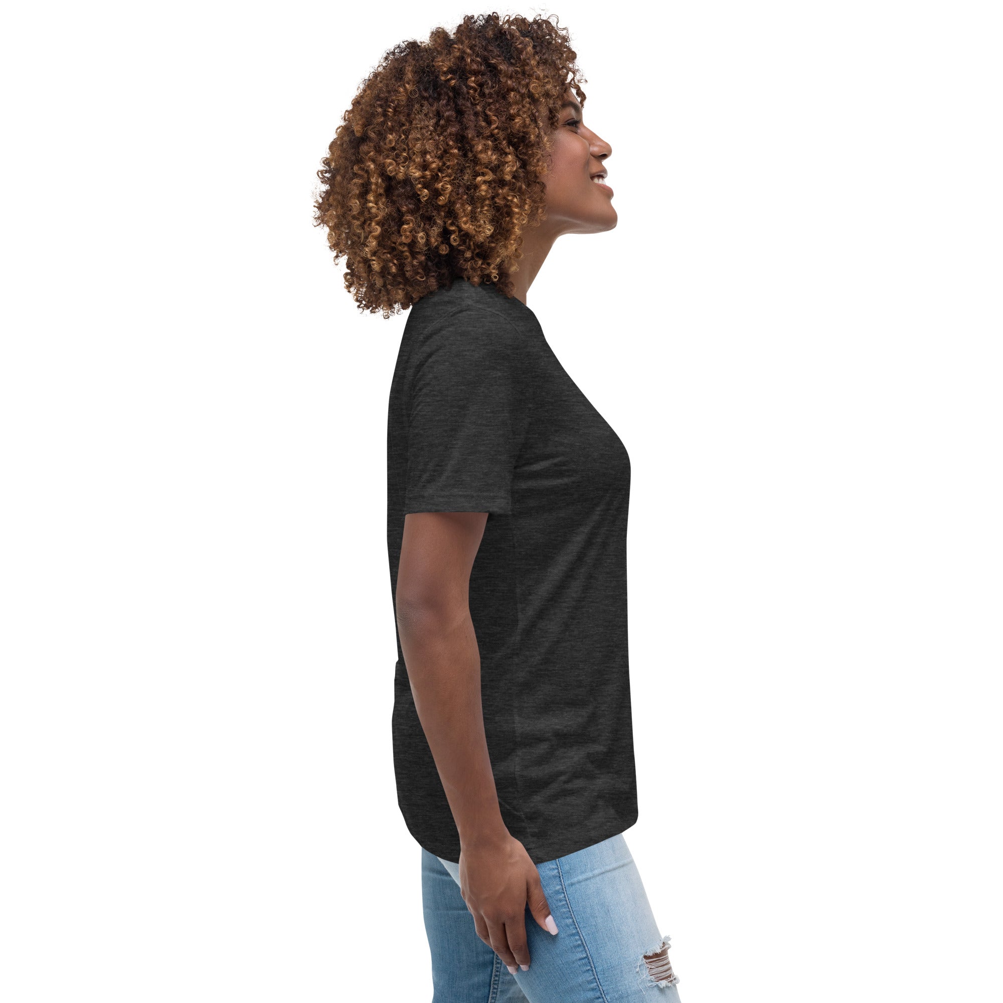 Women's Relaxed T-Shirt Coffee Wine