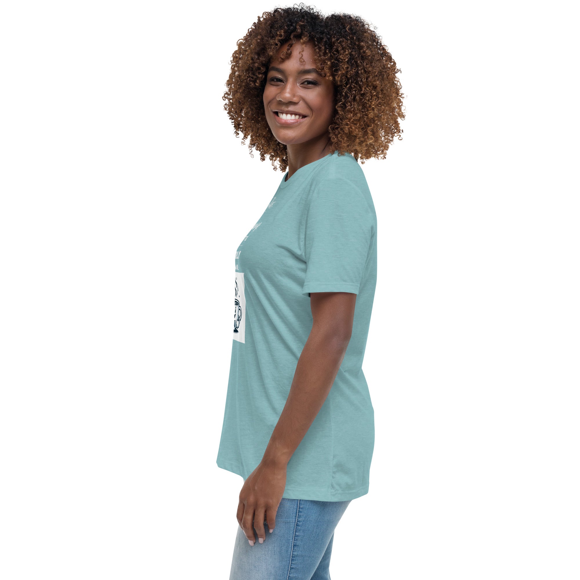 Women's Relaxed T-Shirt Coffee Wine