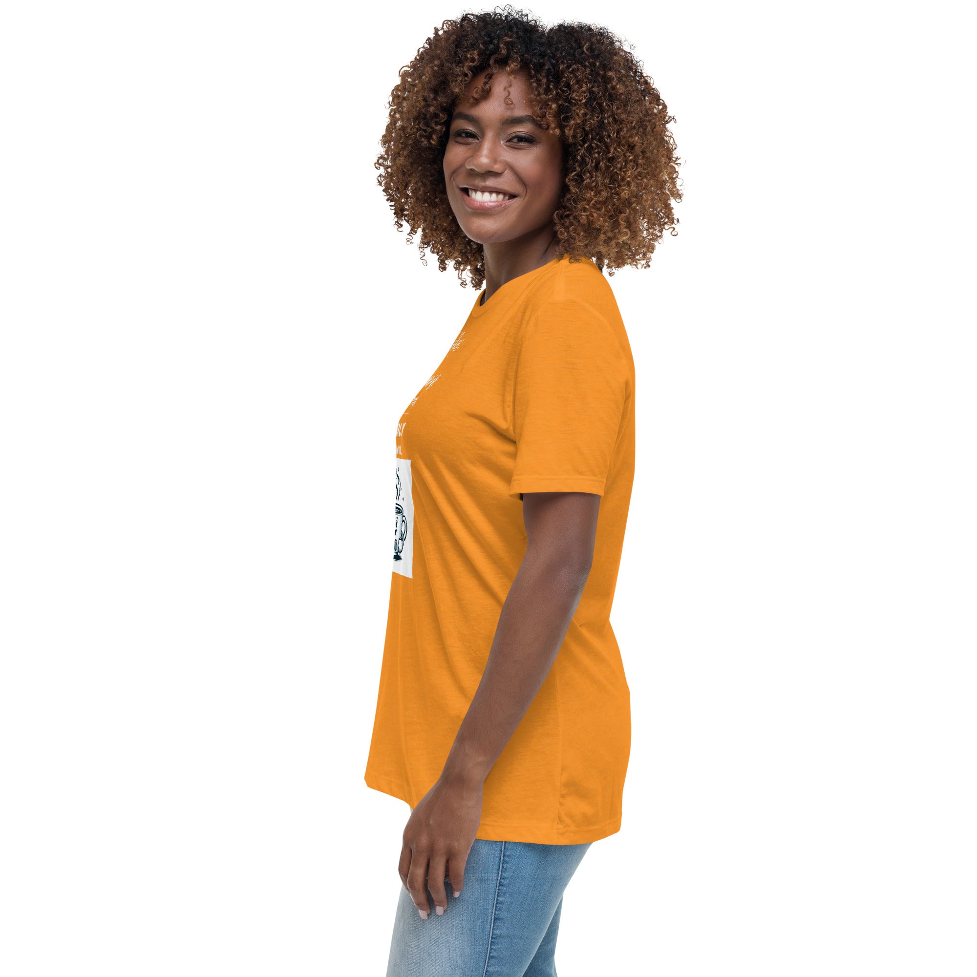 Women's Relaxed T-Shirt Coffee Wine