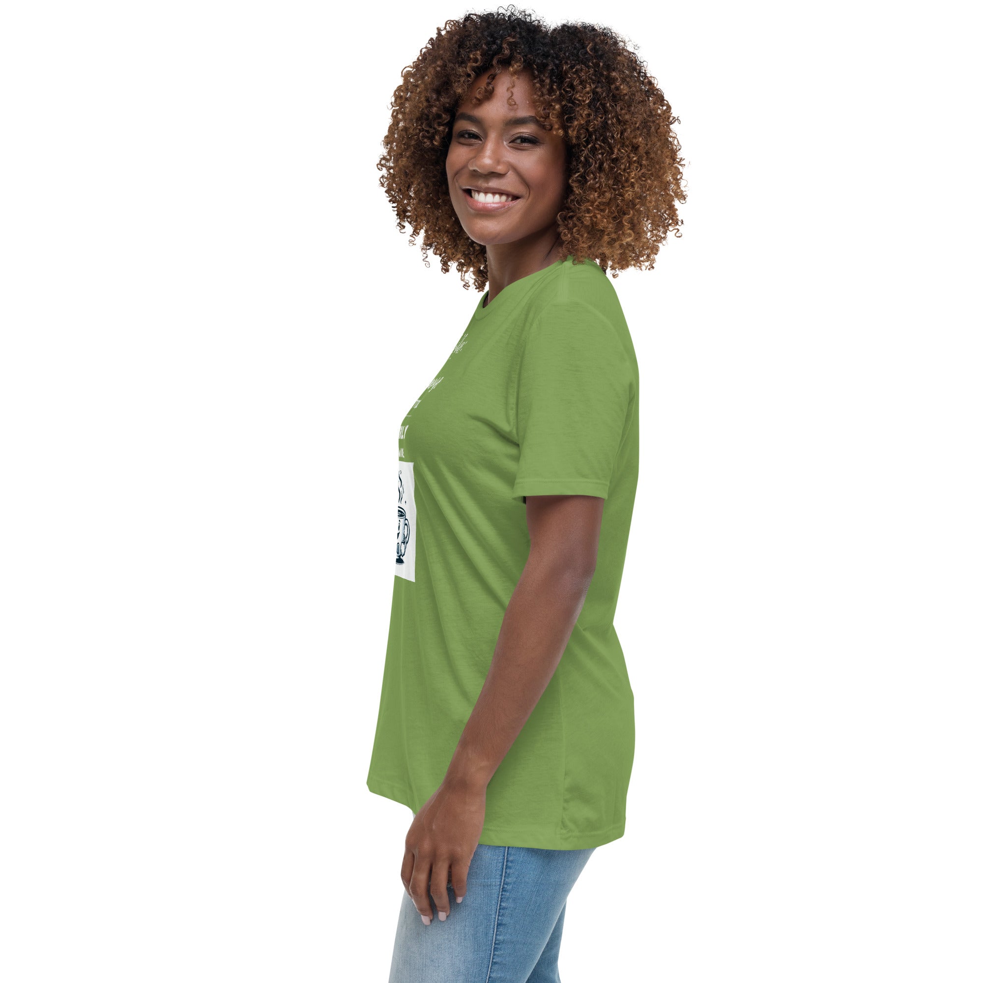 Women's Relaxed T-Shirt Coffee Wine