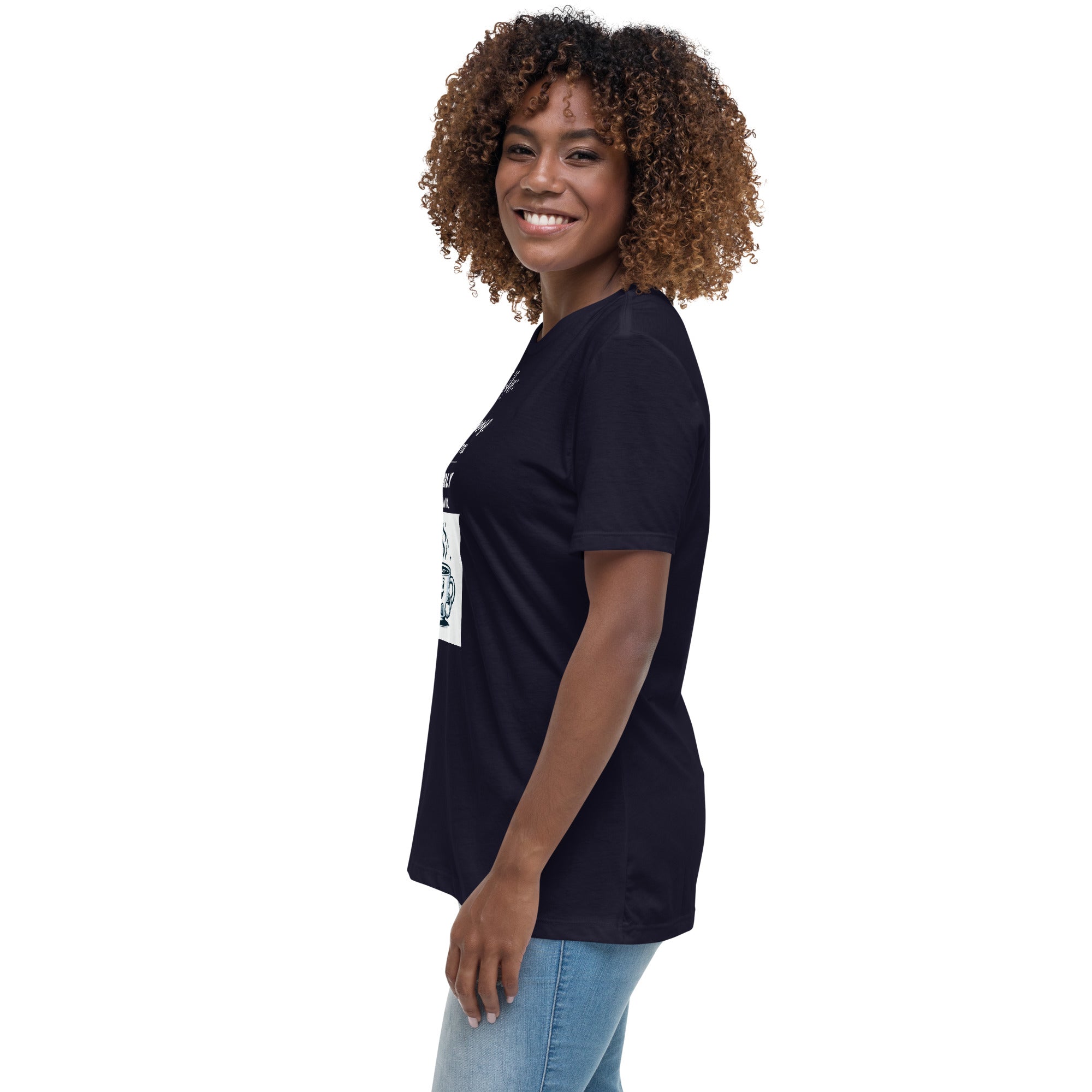 Women's Relaxed T-Shirt Coffee Wine