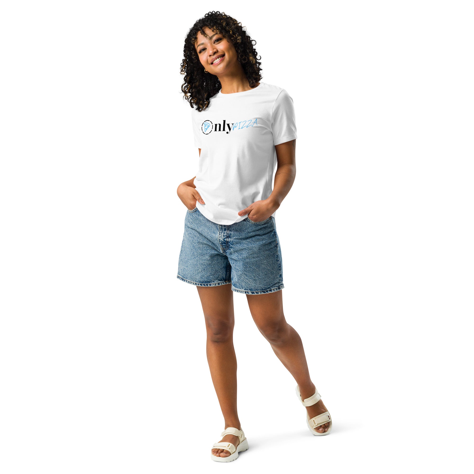 Women's Relaxed T-Shirt OnlyPizza