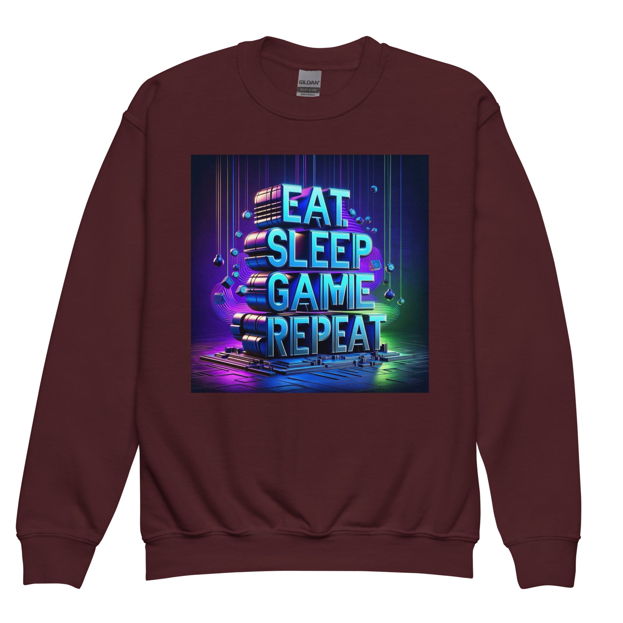 Youth crewneck sweatshirt Eat,Sleap