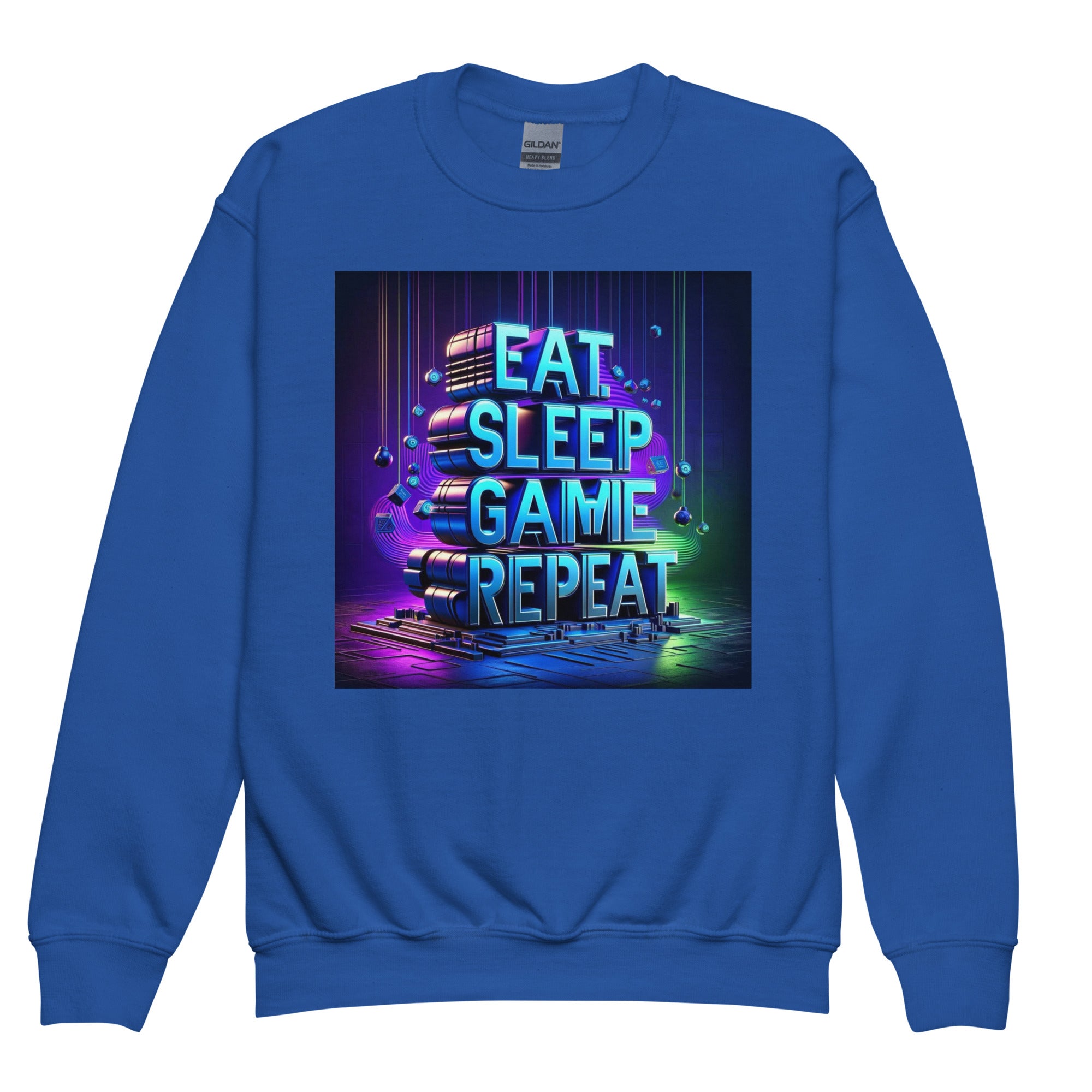 Youth crewneck sweatshirt Eat,Sleap