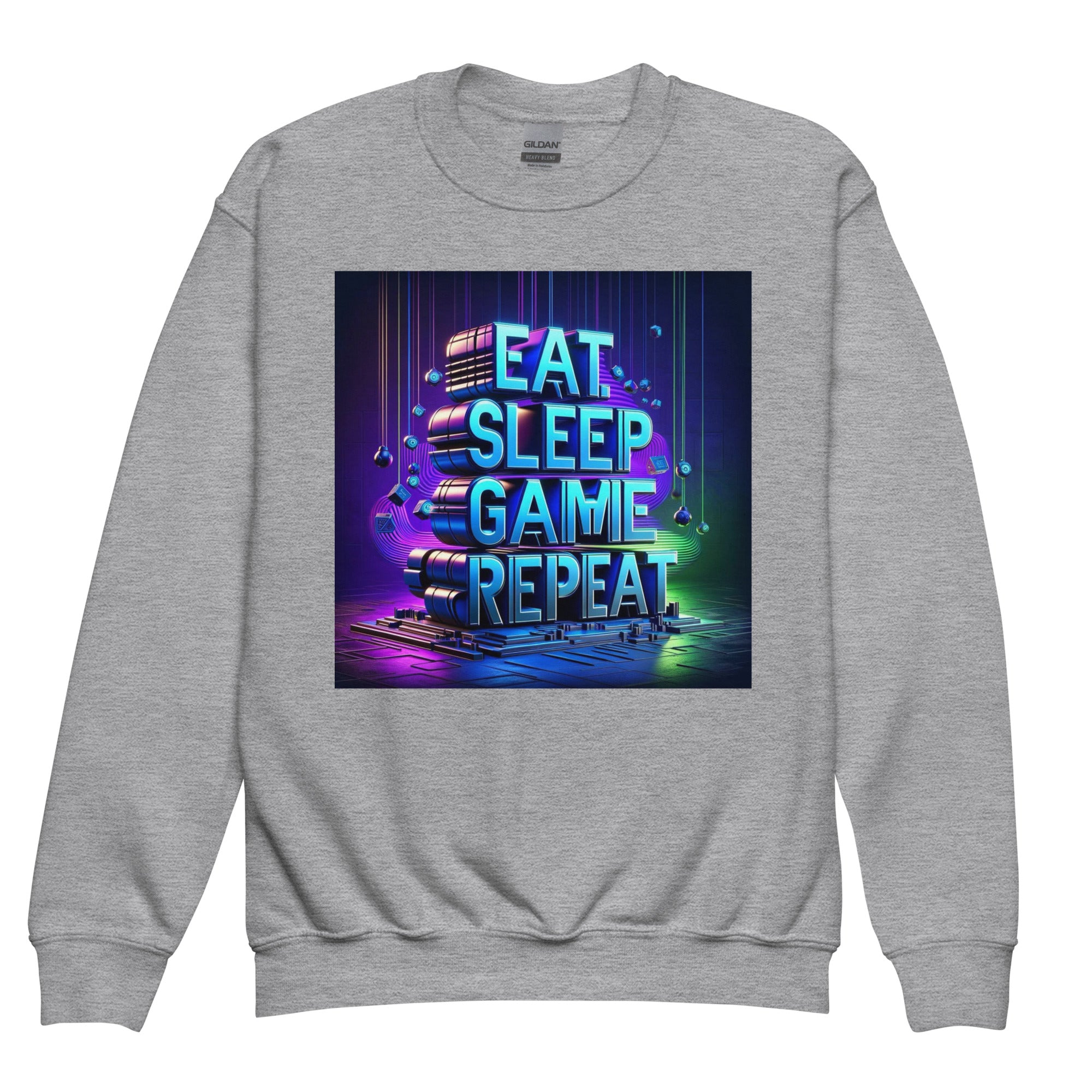 Youth crewneck sweatshirt Eat,Sleap