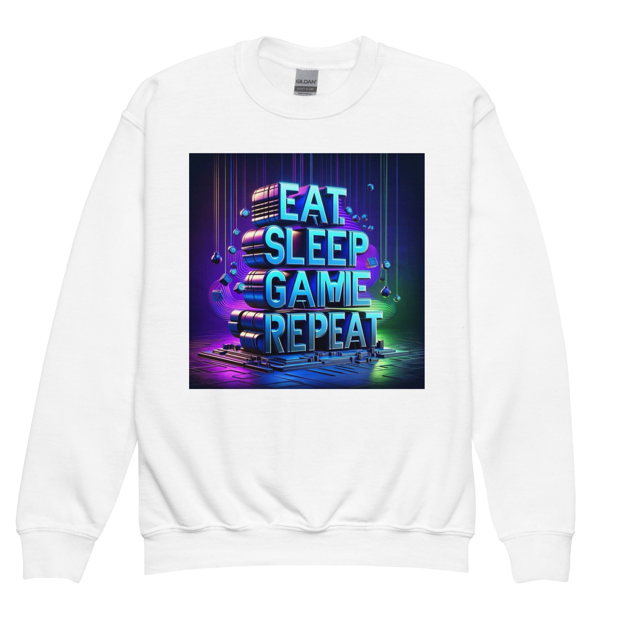 Youth crewneck sweatshirt Eat,Sleap