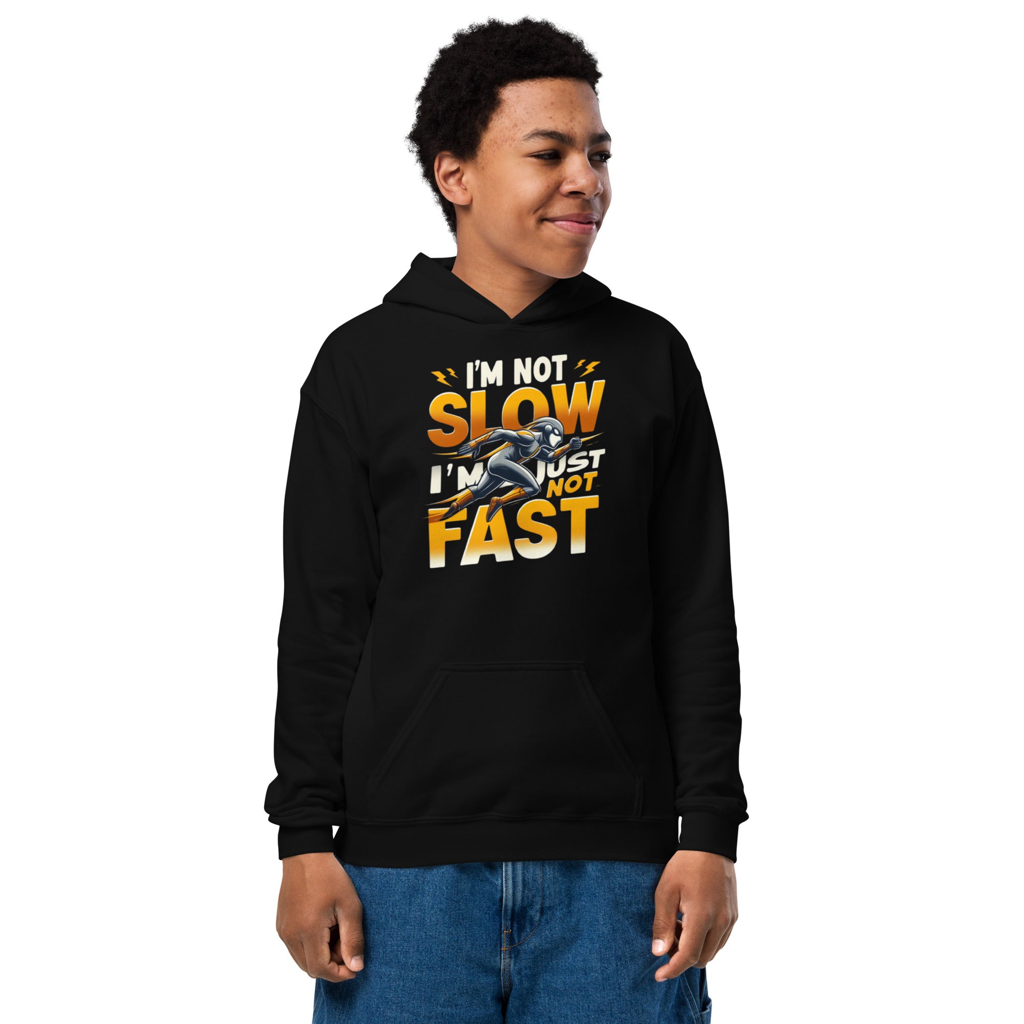 Youth heavy blend hoodie Not Fast