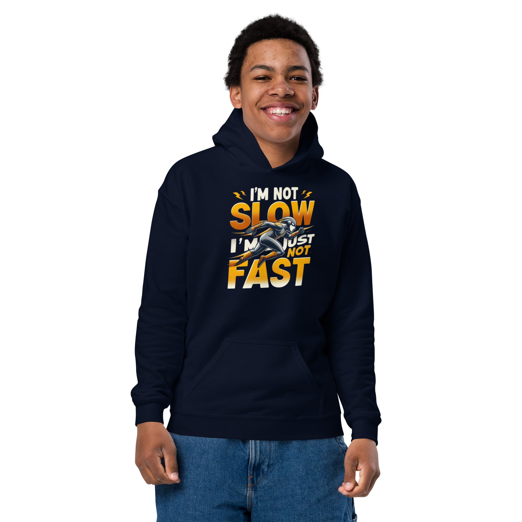 Youth heavy blend hoodie Not Fast