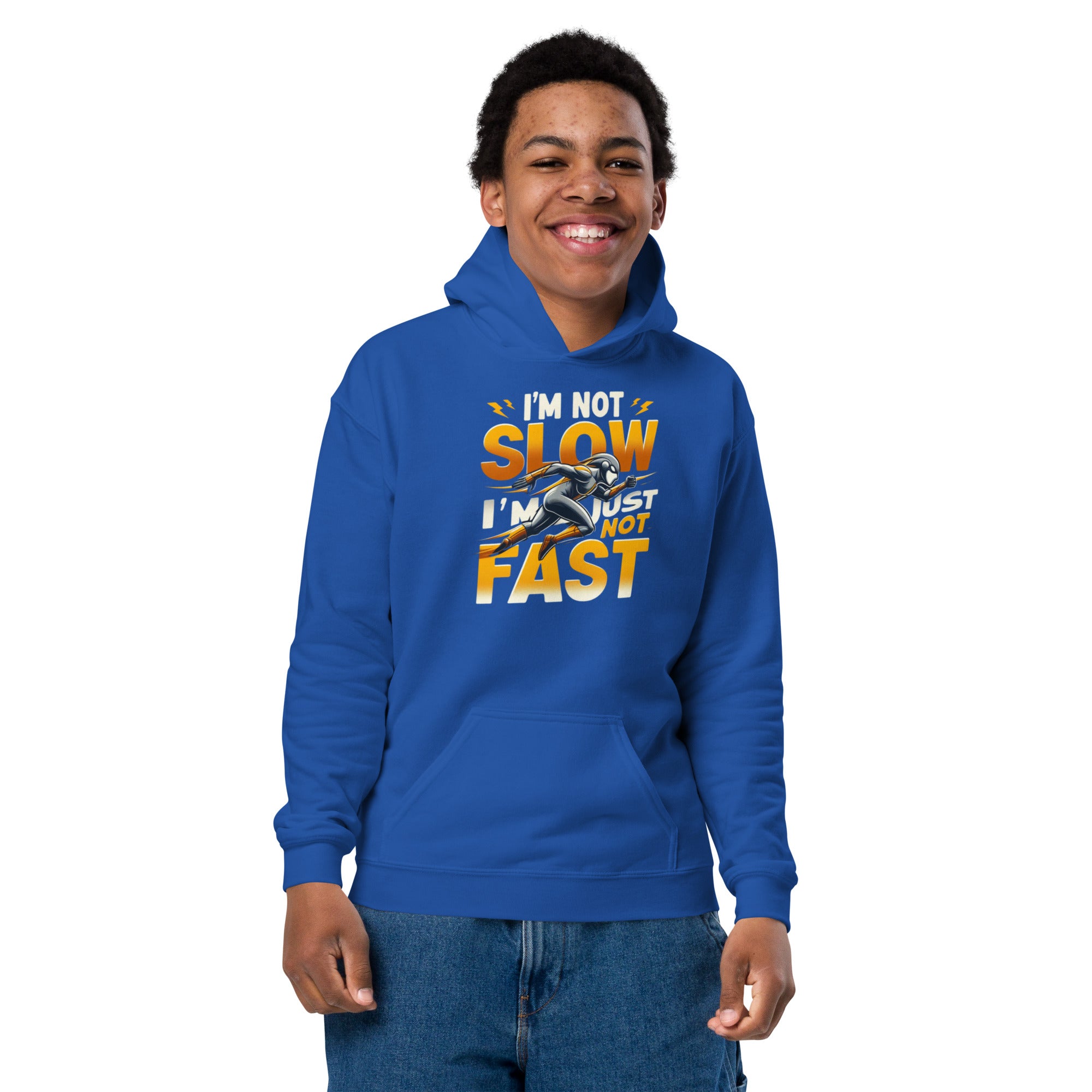 Youth heavy blend hoodie Not Fast