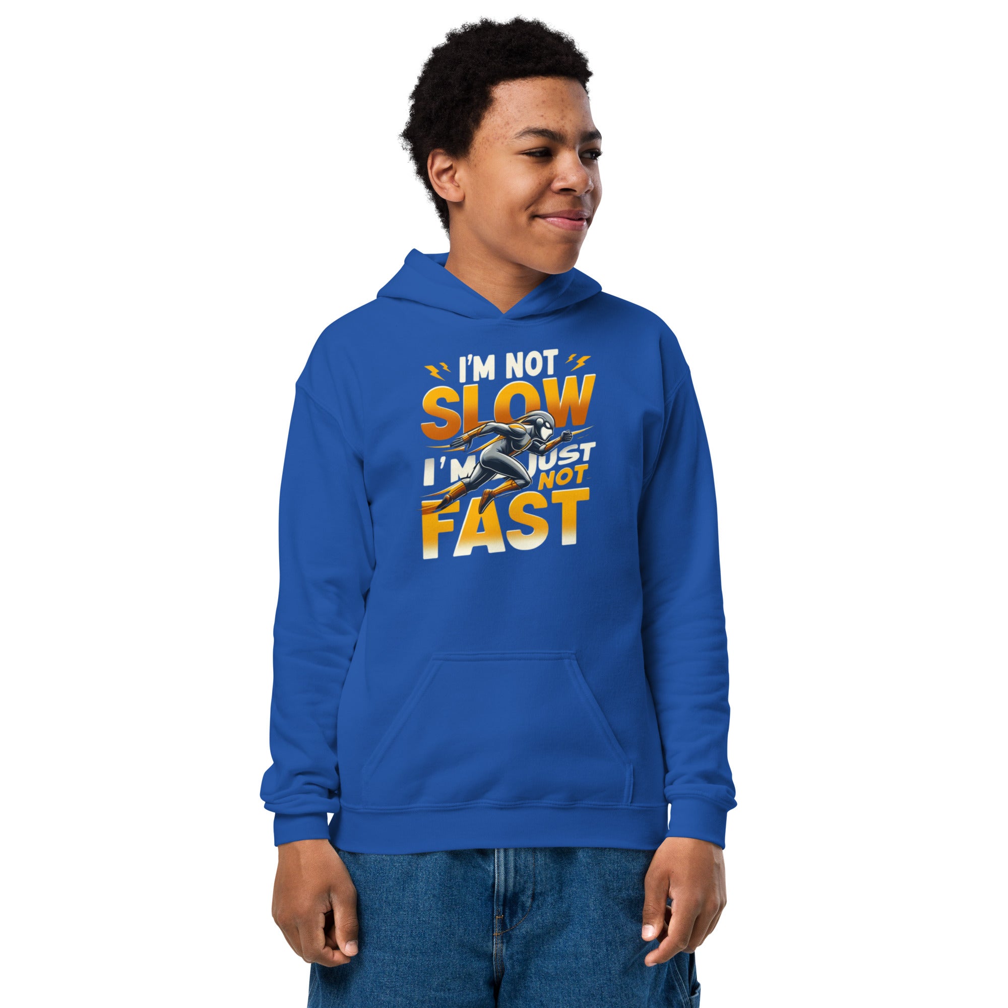 Youth heavy blend hoodie Not Fast